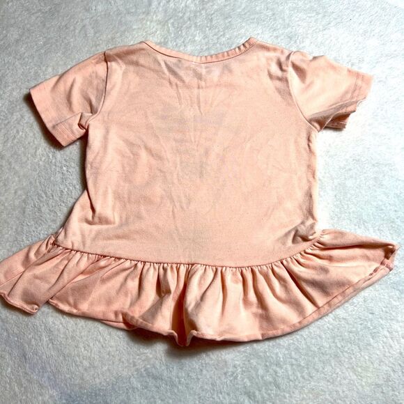 Toddler Girls "Brave and Wild" Babydoll Graphic Tee 0514K - Picture 6 of 6
